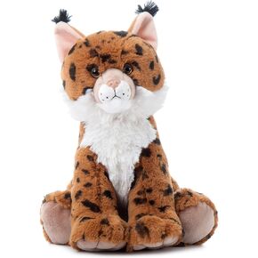 The Petting Zoo Bobcat Stuffed Animal, Gifts for Kids, Wild Onez Zoo Animals, Bobcat Plush Toy 12 inches