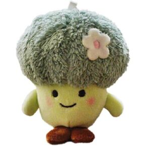 Jowxsx Simulation Vegetable Plush Pendant Stuffed Plush Doll Cute Broccoli Corn Pendant for Birthday Gift Home Decor Bag Accessories Plush Toys (Broccoli)