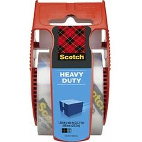 Scotch 142 3850 Heavy-Duty Packaging Tape in Sure Start Disp. 1.88-Inch X 800-Inch, Clear