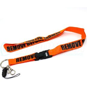 Rotary13B1 Remove Before Flight Lanyard - Orange/Black