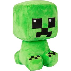 JINX Minecraft Crafter Creeper Plush Stuffed Toy, Green, 8.75" Tall