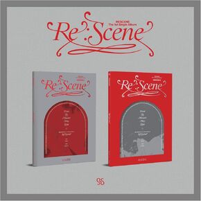 RESCENE RE: مشهد 1st Single Album CD+Dust Jacket+Photobook+Photocard+Blotter Paper+Tracking Sealed (Set (Ver.1+Ver.2))