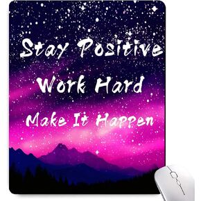 Gorgeous Flowers Plants Mouse Pad,Pink Floral Rose Mouse Pads for Desk,Soft Computer Mouse Mat Cute Mousepad Cloth Computer Mouse Pads for Women,Square Waterproof Non-Slip Rubber Base MousePads