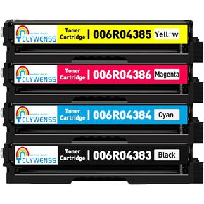 C230 C235 C225 Toner Cartridge with Chip Works with Xerox C230/DNI C235/DNI Color Printer Replacement for Xerox 006R04383 006R04384 006R04385 006R04386 Toner (BK/C/M/Y, 4-Pack)