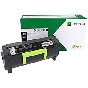 Lexmark 51B1000 MS317dn MX317dn MS417dn MX417de MS517dn MX517de MS617dn MS617de Return Program Cartridge Toner
