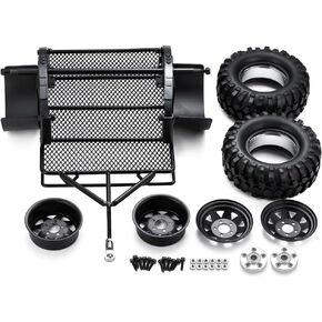 RC Trailer مع Mount Hitch لـ 1/18 TRX4M Defender BRONCO K10 F150 1/24 AXIAL SCX24 AX24 FCX24 RC ROADERS (SCX24) in Kuwait