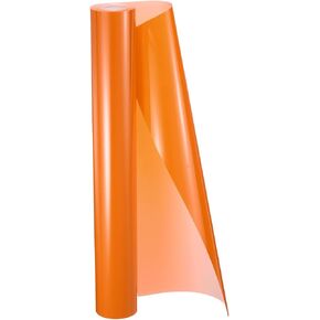 HARFINGTON HTV Heat Transfer Vinyl 11.8" x 15ft Roll PU Orange Yellow Iron on Vinyl for All Cutter Machine, Easy to Cut & Weed