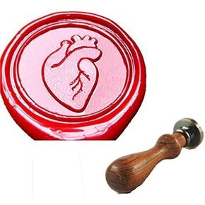 Vivid Love Heart Wax Seal Sealing Stamp Wedding Invitations Gift Cards Christmas Package Parcel Letters Gift Wrapping Sealing Wax Seal Stamp Set