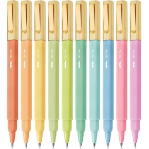 Mr. Pen- Aesthetic Pens, 10 Pack, Black Ink, Fast Dry, No Smear Bible Pens No Bleed Through, 0.7mm Fine Point Pen, Ballpoint Pens Ballpoint, Fine Tip Pens for Note Taking, Pens Aesthetic