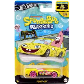 Hot Wheels Pony-Up SpongeBob Squarepants 25 سنة 2/5 Die-Cast Car