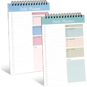 To Do List Pad - To Do List Notebook for Work with 70 Sheets, Undated Daily Planner Perfect for Daily Tasks and Goal Setting, To Do List Notepad Suitable for Office, Home and School-Nature