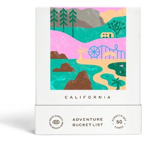 California Adventure Bucket List: 50 Scratch-Off Cards for Outdoor Activities, Tourist Attractions, and Road Trips - Perfect Travel Gift and Guide for Exploring