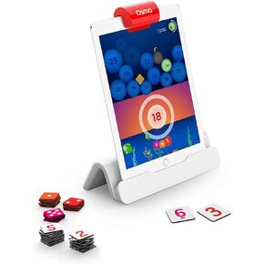 أرقام Osmo -Genius لأجهزة iPhone و iPad & Fire Tablet - الأعمار 6-10 - معادلات الرياضيات (العد ، الإضافة ، الطرح والضرب) ألعاب التعلم التعليمي - STEM Toy -Boy & Girl (قاعدة OSMO)