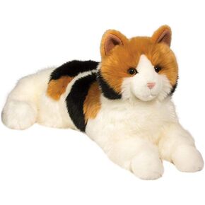 Douglas Puzzle Calico Cat Plush Stuffed Animal