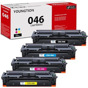 High-Hield 046 Toner Cartridges 4-Pack (BK/C/M/Y)-يونغتي متوافق 046 استبدال الحبر لـ Canon 046 Color Image Class MF731CDW MF733CDW LBP654CDW MF735CDW