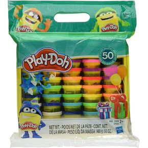 Play-Doh Modeling Compound 50- Value Pack Case of Colors , Non-Toxic , Assorted Colors , 1-Ounce Cans
