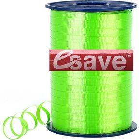 Curling Ribbon ~ Many Colors to Choose 3/16" x 500 Yards Roll by ESAVE (Lime Green)