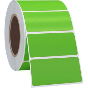 Thermal Label 2x1 Sticker Direct Thermal Labels Self-Adhesive Thermal Paper Roll 1000 pcs, Yellow
