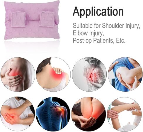 Neck Pad Strap Cushion for Arm Sling Shoulder Brace Carry Padding Pillow Arm Elbow Wrist Injury Cast Support Arm Sling Strap Cushion for Women Men Minky Dot Black in Kuwait
