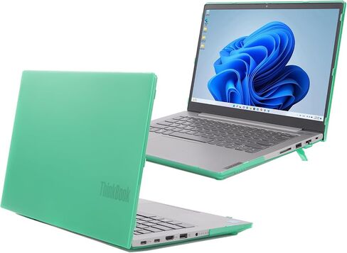 حالة McOver متوافقة فقط مع 2021 ~ 2023 14 "Lenovo Thinkbook 14 G2 / G3 / G4 / G5 Series PC (لا تعمل مع نماذج Lenovo الأخرى) - Black in Kuwait