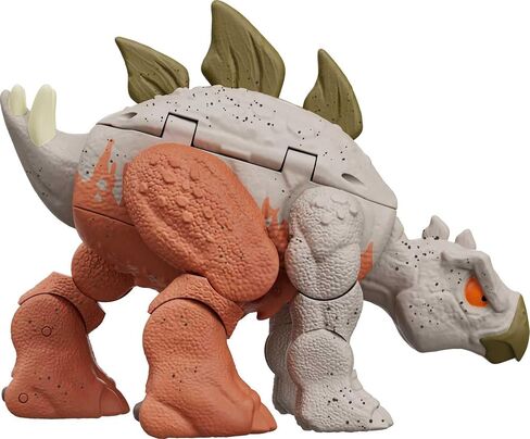 Mattel Jurassic World Fierce Changers 2-in-1 Dinosaur Action Figure, Double Danger Toy Transforms from Baryonyx to Parasoralophous in 11 Steps in Kuwait