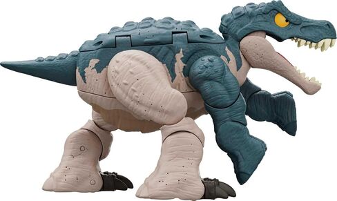 Mattel Jurassic World Fierce Changers 2-in-1 Dinosaur Action Figure, Double Danger Toy Transforms from Baryonyx to Parasoralophous in 11 Steps in Kuwait