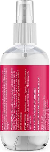 Maxi-Guard Pet Care Care Care Zn7 Derm مع الزنك المحايدة للكلاب والقطط والبقري والغريب والحيوانات المصاحبة (4 أوقية) ، الأحمر/الأبيض in Saudi Arabia