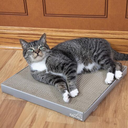 Kitty City Large Cat Bed, Stackable Cat Cube, Indoor Cat House/Cat Condo, Cat Scratcher in Kuwait