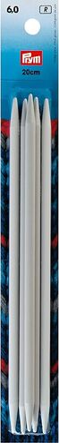 Prym 8" Double Point Plastic, 9mm Knitting Needles, US 13 (9 mm), Gray 5 Count in Kuwait