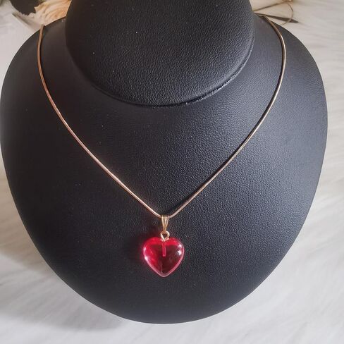 Xeahung 12 Pcs Heart Shaped Pendants Glass Crystal Glass Beads Charms for Jewelry Making Bracelets Earring Necklace Adults DIY Art Craft Projects Christmas Birthday Women Gifts in Kuwait
