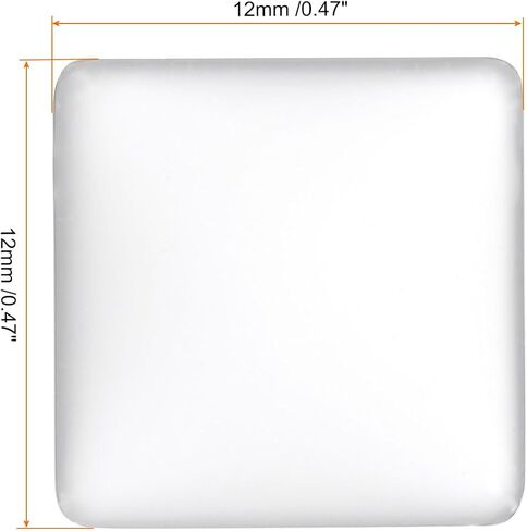 PATIKIL Transparent Glass Cabochons, Square Glass Dome Tiles for Photo Pendant Jewelry Making in Saudi Arabia
