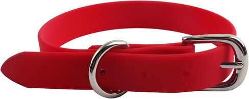 طوق الكلب المقاوم للماء الثقيل القوي نايلون مغلف من النايلون حزام الزنك الأجهزة المقاومة للرائحة سهلة التنظيف عالية الأداء يناسب متوسطات صغيرة أو كبيرة الكلاب (الأزرق ، S) in Kuwait