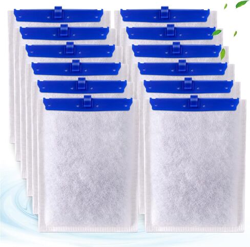 xbbwmrs 8-pack خراطيش فلتر بديلة كبيرة لمرشحات Tetra Whisper Bio-Bag خراطيش فلتر حوض السمك الكبيرة لـ Tetra 20i/40i IQ20/30/45/60 PF20/30/40/60 مرشحات الطاقة - جاهزة للاستخدام in Kuwait