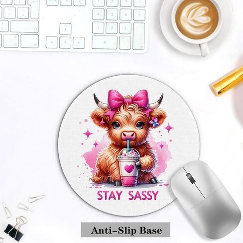 Butterfly Mouse Pad, Girly Mouse Pad, Pink Butterfly Mouse Pads for Wireless Mouse Computers Laptop Desk Accessories, Pink Office Supplies, 7.9x7.9 Inch in Kuwait
