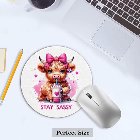 Butterfly Mouse Pad, Girly Mouse Pad, Pink Butterfly Mouse Pads for Wireless Mouse Computers Laptop Desk Accessories, Pink Office Supplies, 7.9x7.9 Inch in Kuwait