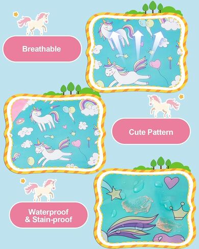 Lictin 2 Pack Kids Art Smocks ، Smock Toddler ، فنان مقاوم للماء ، مآزر الرسم للأطفال in Kuwait