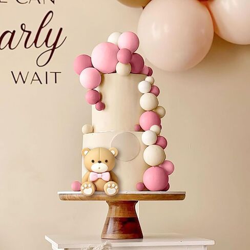 JeVenis Pink Bear Cake Decoration Baby Bear Baby Shower Cake Topper Bears Cake Decoration Baby Shower Birthday Cake Decoration in Saudi Arabia