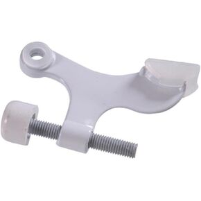 851341 Hinge Pin Door Stops Solid and Hollow Doors White