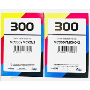 Magicard MC300YMCKO/2 YMCKO Color Printer Ribbon (Qty 2) for 300 Series Printers