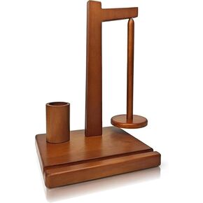 Flygragon Yarn Holder for Crocheting, Wooden Yarn Ball Holder, Yarn Holder Spinner Yarn Spindle Dispenser for Crocheting and Knitting Lovers, Smooth Rotation