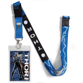 Ata-Boy Thor Lanyard Badge Holder, Marvel Comics Lanyards for ID Badges - Thor Gifts & Merchandise…