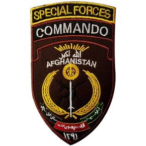 US Army Special Commando Team in Afghanistan Embroidery Patch Badges Backpack Outdoor Vest DIY Armband Military Applique Emblem Embroidered Badge Tactical Clothes Patches
