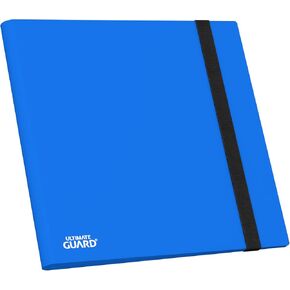 Ultimate Guard Flexxfolio | 12 Side-Loading Pocket for Trading Card Storage up to 480 Cards Binder, Sturdy Card Collection Designed for Double-Sleeved Cards, Blue Quadrow Card Album Folder for TCG