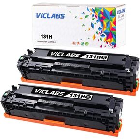 Compatible 131 131H Toner Cartridge Replacement for Canon 131 131H CRG131 CRG-131 Toner Cartridge for use in Canon ImageClass 131H 131 LBP7110CW MF624CW MF628CW MF8280CW Printers（Black,2-Pack）