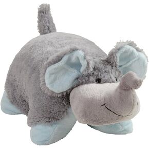 Pillow Pets Originals Nutty Elephant 18" Stuffed Animal Plush Toy,Grey,1 Count (Pack of 1)