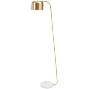 SAFAVIEH Home Collection Foley Brass/Marble Base 59-inch Floor Lamp (LED Bulb Included)