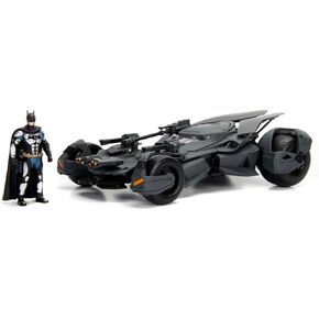 Jada Metal Justice League Batmobile, Pack of 1, Black/Grey