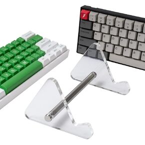 1pcs Acrylic Keyboard Display Stand Clear 3-Tier Keyboards Storage Holder for Tablet Picture Frames