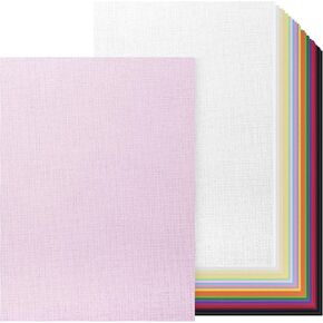 McPinky 72 Sheets Colored Cardstock ، 8.5 × 11 بوصة ورقة واحدة من جانب واحد 30 ألوان 250GSM ورقة البناء لصنع البطاقات مركبة القصاصات