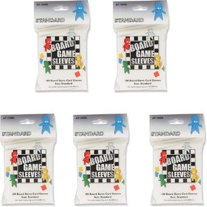 5 Packs Arcane Tinmen Board Game Sleeves 100 ct Standard Size Card Sleeves Value Bundle!